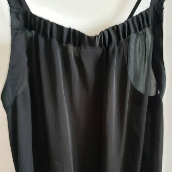 Thanx Collection Dress Tank Top Sparkle Elastic Waist Boho Flower Women Size XL - Picture 7 of 11